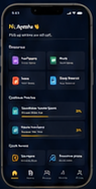 HAT Prep Home screen